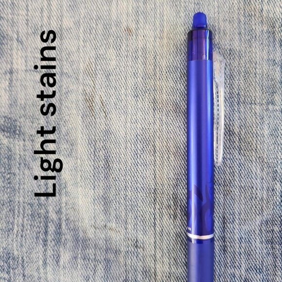 Heavily Distressed Vintage Silver Jeans size 33x32 - Picture 4 of 8